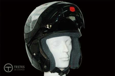 Pergunta IMT: Um capacete de protecção com um bom sistema de ventilação: