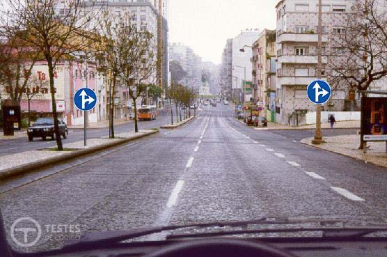 Pergunta IMT: Perante este sinal, sou obrigado: