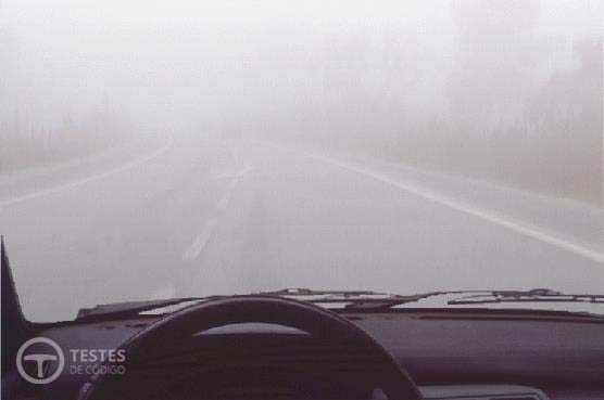 Pergunta IMT: Nesta situação devo acender os médios para: