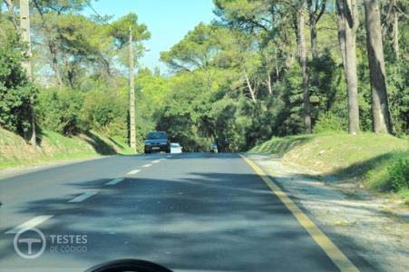 Pergunta IMT: Posso parar no local exacto em que me encontro?