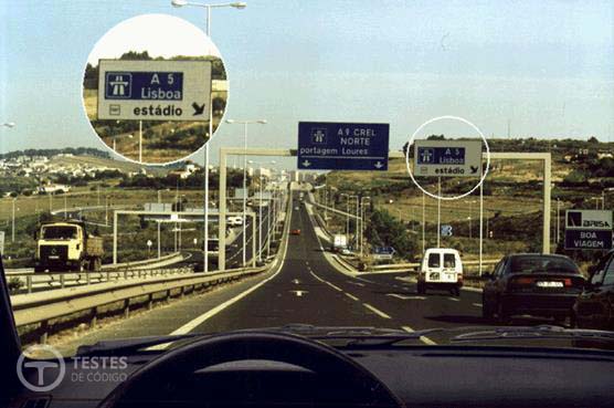 Pergunta IMT: Este sinal obriga os condutores a seguir em direcção ao estádio?