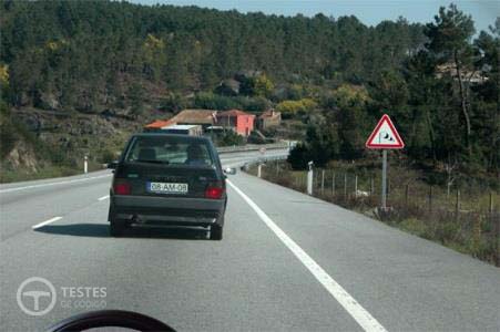 Pergunta IMT: Como devo proceder perante este sinal vertical?