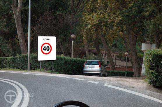 Pergunta IMT: Ao passar por este sinal vertical posso concluir que circulo: