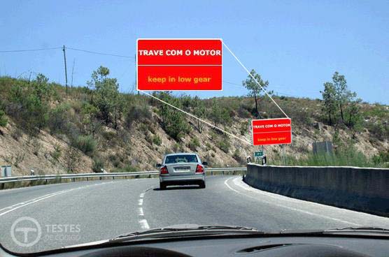 Pergunta IMT: Perante a sinalização devo: