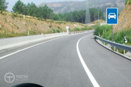 Pergunta IMT: Qual a velocidade máxima permitida para a via de trânsito em que vou entrar?