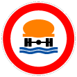 C3R - Trânsito proibido a veículos transportando produtos susceptíveis de poluírem as águas