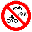 C4F - Trânsito proibido a veículos de duas rodas