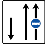 F2 - Via de trânsito reservada a veículos de transporte público