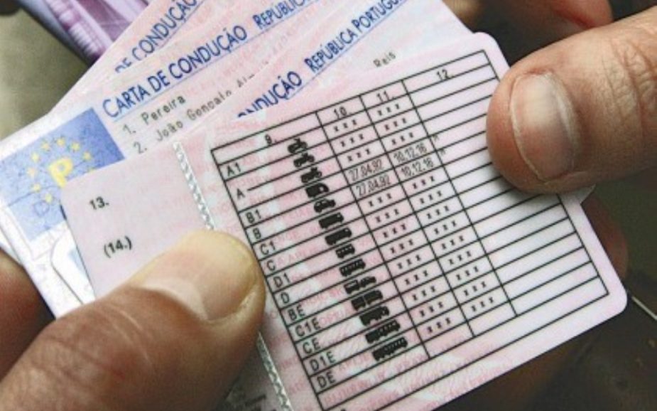 Tipos de Cartas de Condução